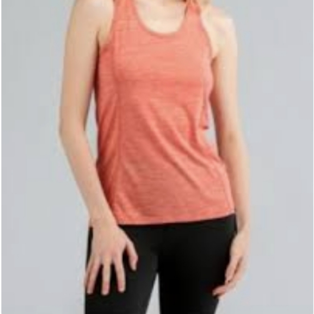 Reebok Orange Athletic Tank Top Size M